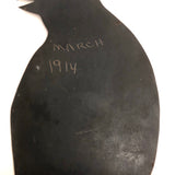 Massachusetts Woman Suffrage Assoc. Tin Blue Bird Hanger, 1915