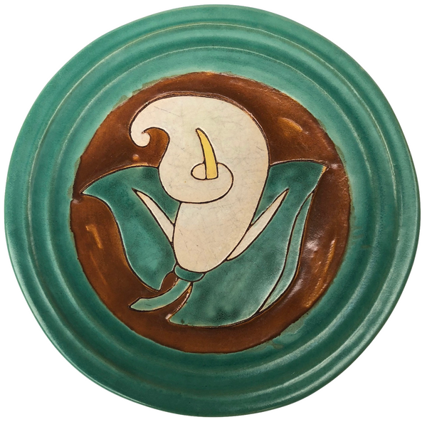 San Jose Pottery Calla Lily Plate