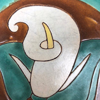 San Jose Pottery Calla Lily Plate