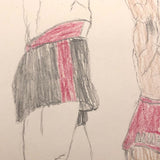 Boxing Match Drawing, Second Batch, Drawing 1