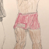 Boxing Match Drawing, Second Batch, Drawing 1