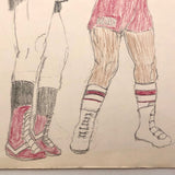 Boxing Match Drawing, Second Batch, Drawing 1