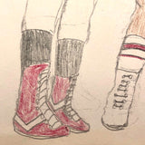 Boxing Match Drawing, Second Batch, Drawing 1