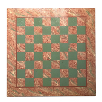 Fun, Very 1980s Sponge Painted Wooden Checkerboard