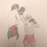 Boxing Match Drawing, Second Batch, Drawing 1