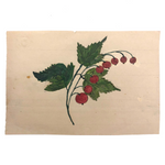 Small Early 19th Century Folk Art Watercolor, Bleeding Hearts