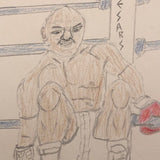 Boxing Match Drawing, Second Batch, Drawing 4