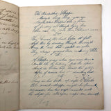 John C. Mendall's 19th C. School Notebook Filled with All Sorts of Stuff!