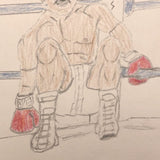 Boxing Match Drawing, Second Batch, Drawing 4