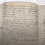 John C. Mendall's 19th C. School Notebook Filled with All Sorts of Stuff!