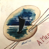 G.A. Hunt Hand-Painted Postcards, Xmas and Chum - SOLD INDIVIDUALLY