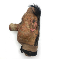 Amazing Old Punch and Judy Show Puppet Heads, A Pair