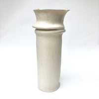 One-of-a-Kind, Stunning Sculptural White Ceramic Vase