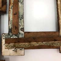 Matching Pair of Antique Tramp Art Frames