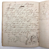 John C. Mendall's 19th C. School Notebook Filled with All Sorts of Stuff!