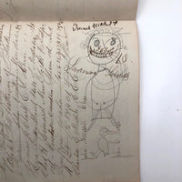 John C. Mendall's 19th C. School Notebook Filled with All Sorts of Stuff!