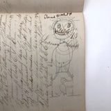 John C. Mendall's 19th C. School Notebook Filled with All Sorts of Stuff!