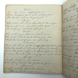 John C. Mendall's 19th C. School Notebook Filled with All Sorts of Stuff!