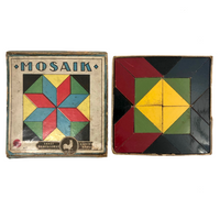 Gorgeous, Rare German Ernst Gravenhorst Mosaik Blocks Set