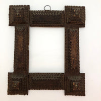 Matching Pair of Antique Tramp Art Frames