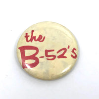 Vintage Early 80s New Wave Band Pinback Buttons - Sold Individually