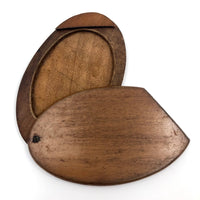 Swiveling Antique Wooden Sweetheart Frame