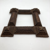 Matching Pair of Antique Tramp Art Frames