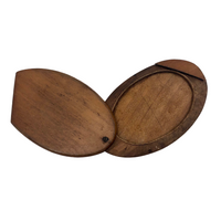 Swiveling Antique Wooden Sweetheart Frame