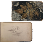 Louisa Popeney, Pennsylvania Antique 1880s Signed Autograph Book