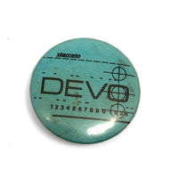 Vintage Early 80s New Wave Band Pinback Buttons - Sold Individually
