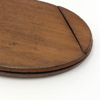 Swiveling Antique Wooden Sweetheart Frame