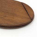 Swiveling Antique Wooden Sweetheart Frame