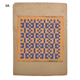 Antique Schoolgirl Colorful Double-sided Cut, Woven and Punched Paper Works - Sold Individually