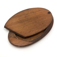 Swiveling Antique Wooden Sweetheart Frame