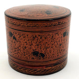 Antique Burmese Lacquer Kun-It Betel Box