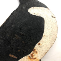 Old Painted Wooden Field Decoy (with Lots of Shot Marks)