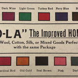 DYOLA Victorian Era Color Sample Trade Card