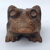 C.M. Copeland Carved Wood Frog
