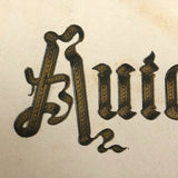 Louisa Popeney, Pennsylvania Antique 1880s Signed Autograph Book