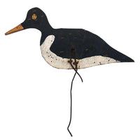 Old Painted Wooden Field Decoy (with Lots of Shot Marks)
