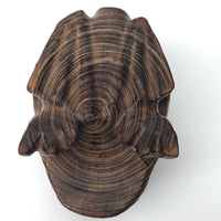 C.M. Copeland Carved Wood Frog