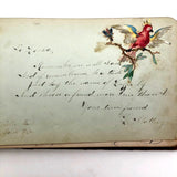 Louisa Popeney, Pennsylvania Antique 1880s Signed Autograph Book