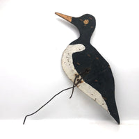Old Painted Wooden Field Decoy (with Lots of Shot Marks)