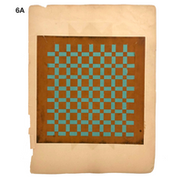 Antique Schoolgirl Colorful Double-sided Cut, Woven and Punched Paper Works - Sold Individually