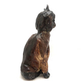 Fabulous Large, Very Heavy, Clay Cat Sculpture (Doorstop?)