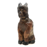 Fabulous Large, Very Heavy, Clay Cat Sculpture (Doorstop?)