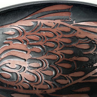 Andersen Studio Pottery Fish Platter in Black and Brown