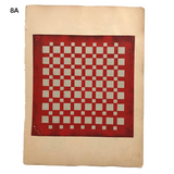 More Antique Schoolgirl  Cut, Woven and Punched Paper Works - Sold Individually