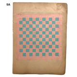 More Antique Schoolgirl  Cut, Woven and Punched Paper Works - Sold Individually