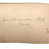 Louisa Popeney, Pennsylvania Antique 1880s Signed Autograph Book